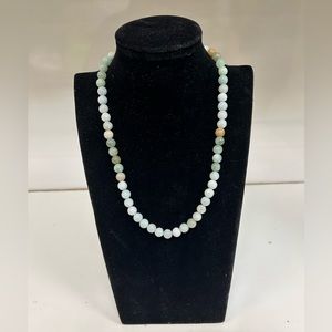 Pure jade necklace.
